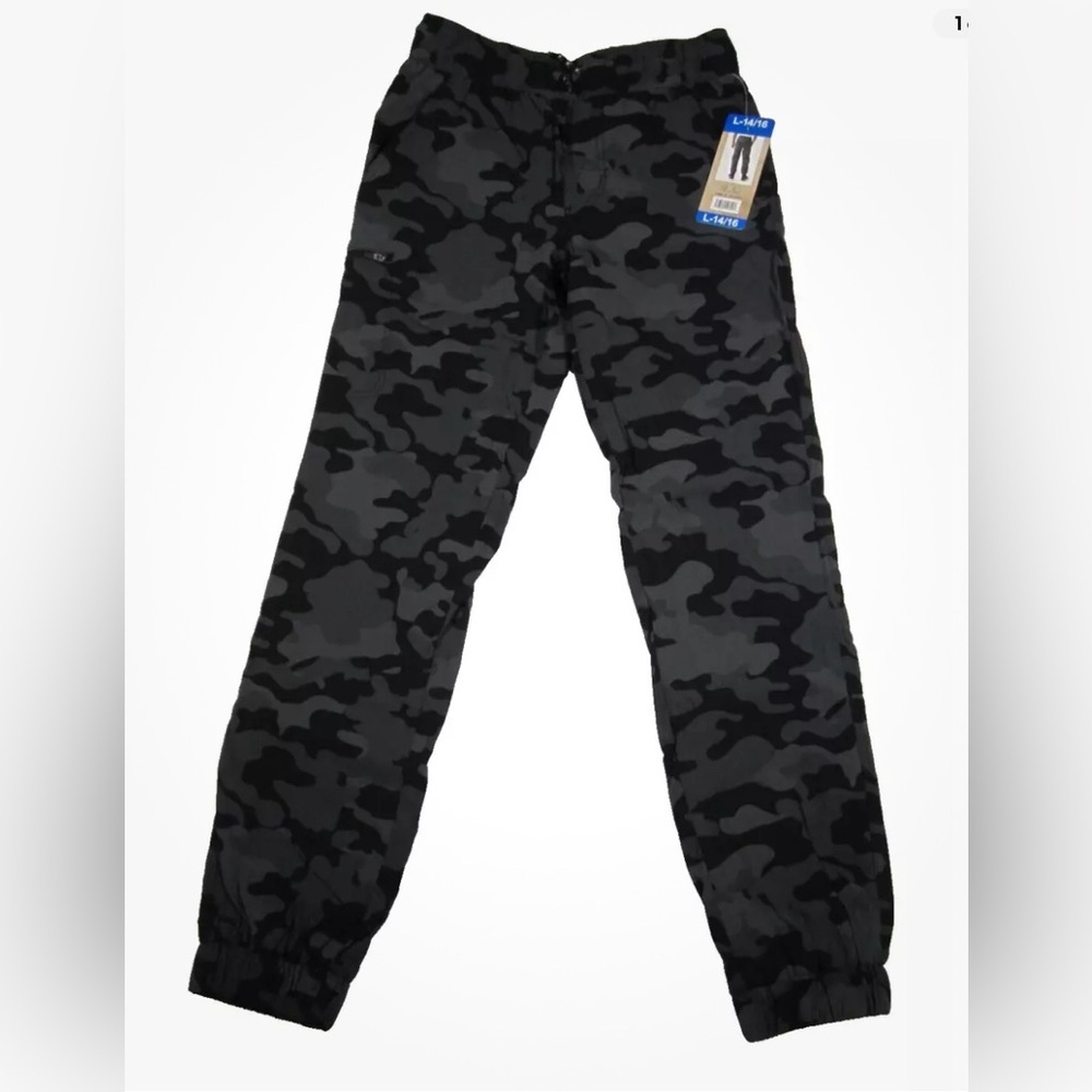 ⚡️Weatherproof Vintage Boys Fleece Lined Jogger (Large 14/16) Black Camo